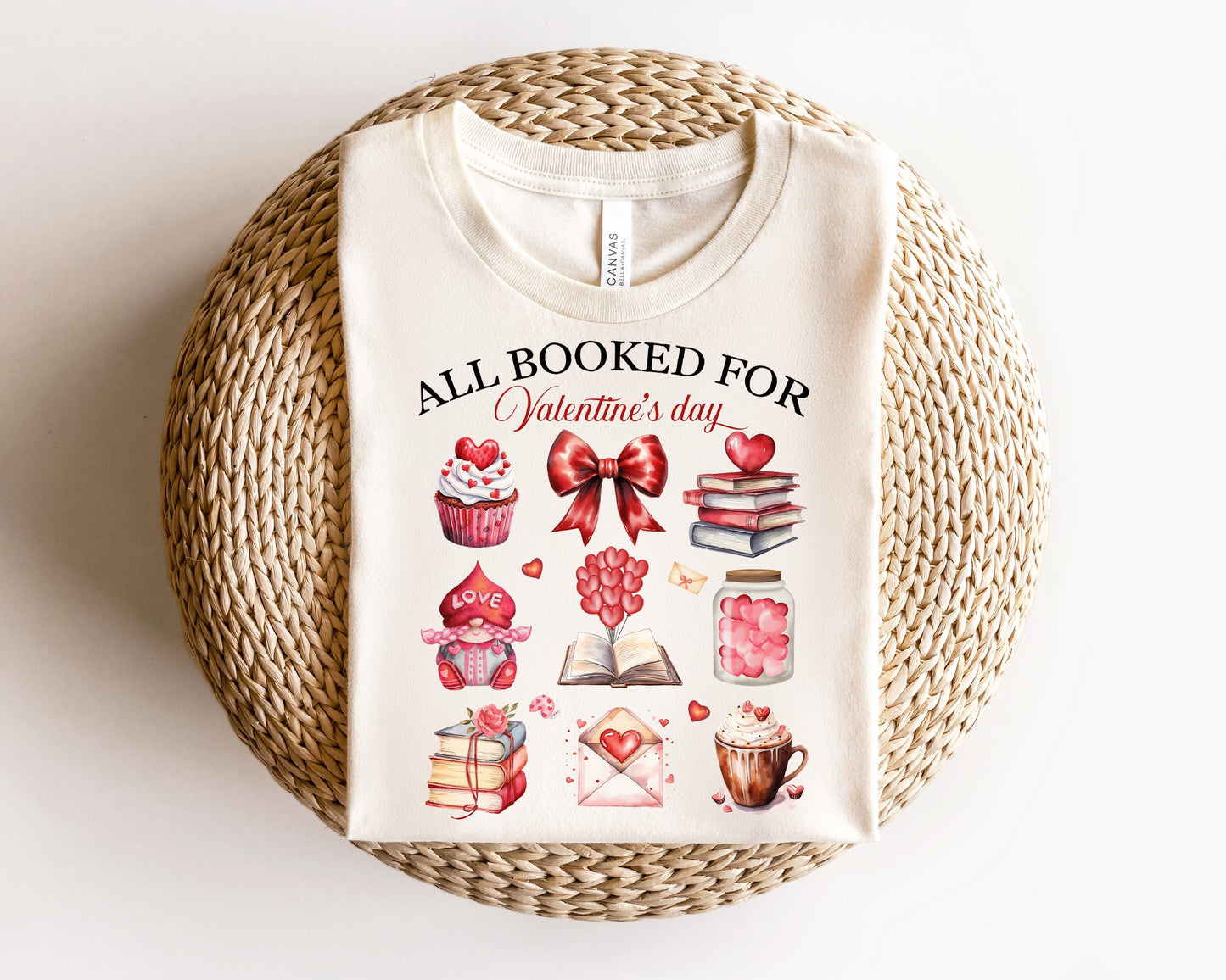 a t - shirt with a picture of books on it