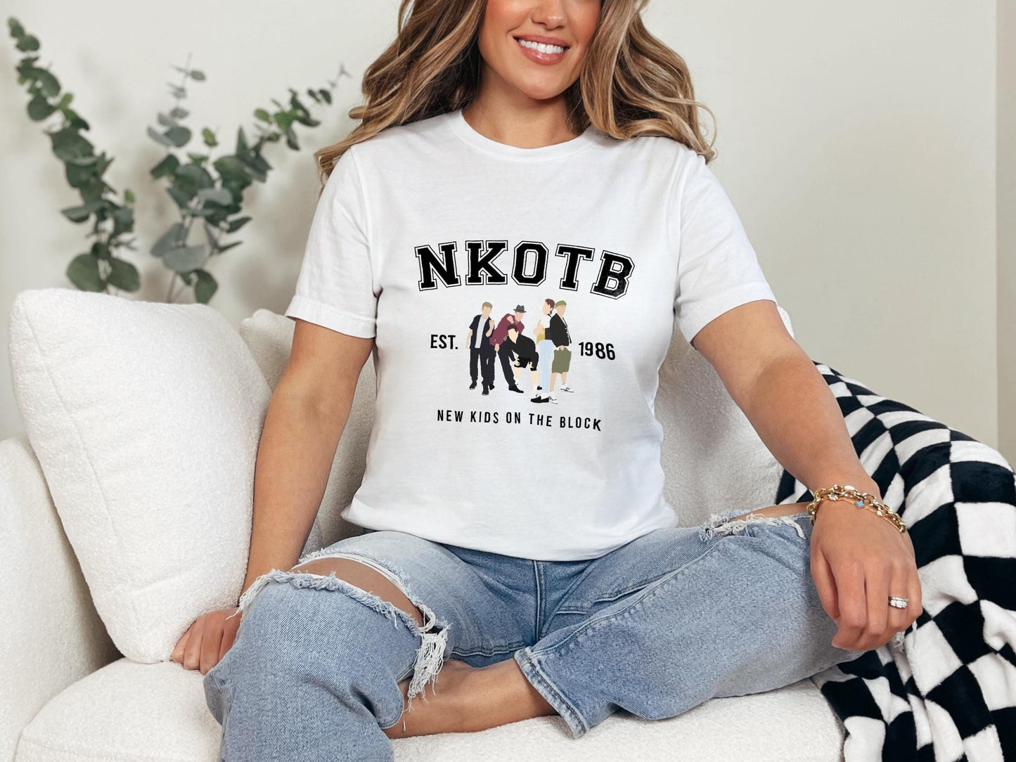 New Kids On The Block Sweatshirt, NKOTB Vintage Sweat, Classic Rock Concert Sweat, NKOTB 2024 Concert Sweat, NKOTB Group Concert Sweat